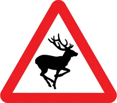 Road sign for question 25