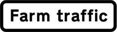 Agricultural vehicles likely to be in road ahead — UK road sign