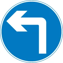 Road sign for question 36