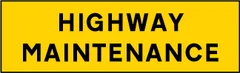 Nature of work being done by vehicle working on the highway — UK road sign